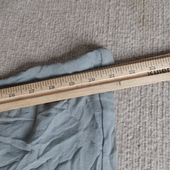 Gypsy 05 Womens Top Large Blue Sheer V-Neck - Picture 3 of 8